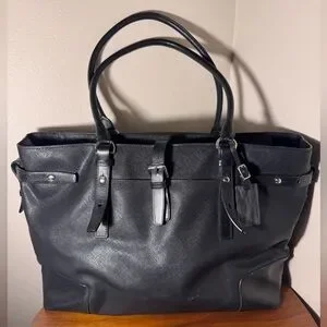 Tumi | Bags | Tumi Villa Viverone Black Leather Business